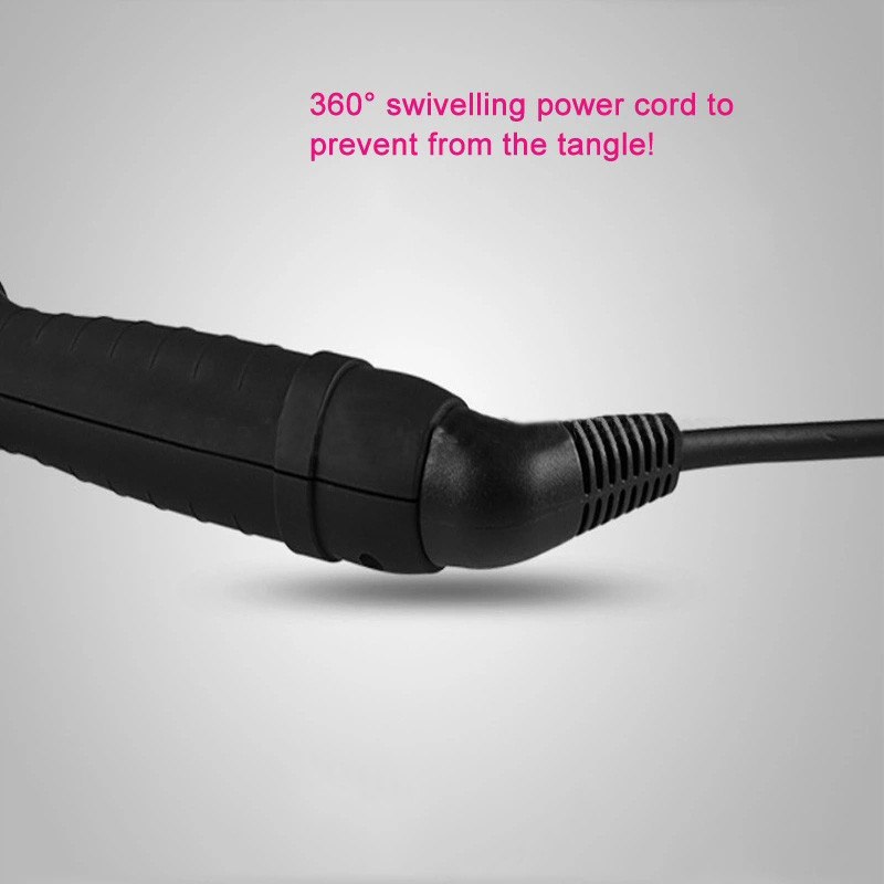 45w Electric Spiral Curling Iron Custom Heat Barrel Size Universal Voltage