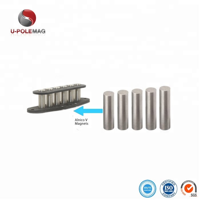 Alnico Rod Magnet with Permanent Properties and Max Working Temperature of 80 Centigrade