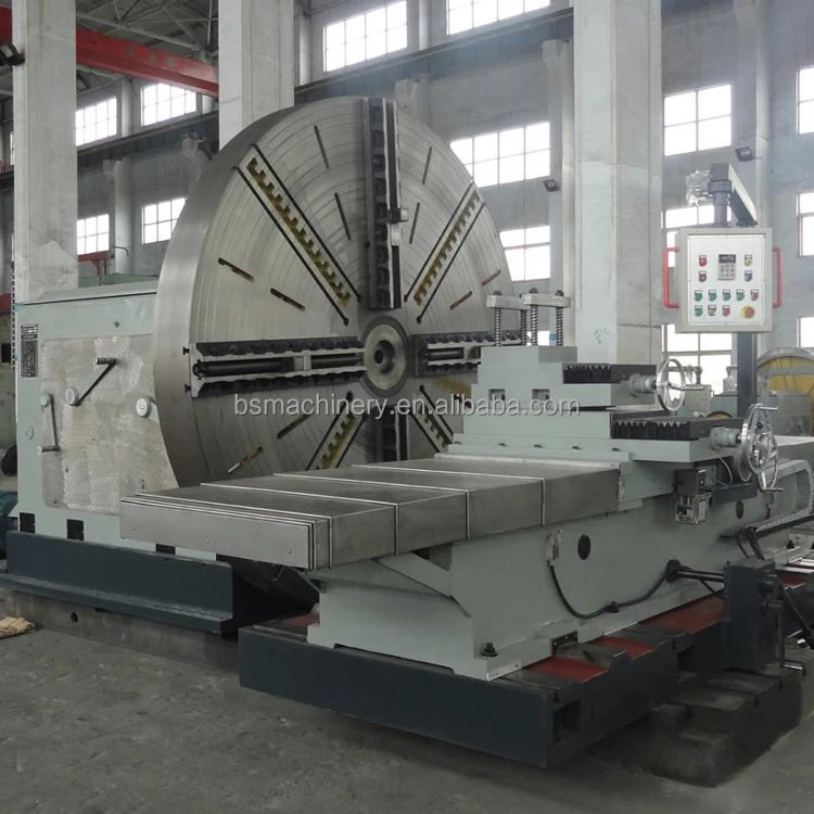 Floor-Mounted Lathe For Turning Flanges Heavy Flange Turning Lathe Horizontal