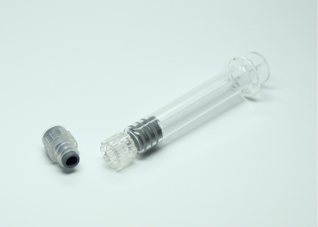 2.25ml Glass Prefilled Syringes With Luer Lock Rigid Cap ISO Certificated