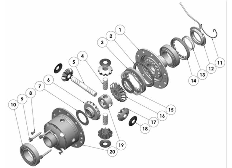 JEE P 44 30 SPL 3.73 DN 4X4 Air Diff Locker for Improved Off-Road Performance