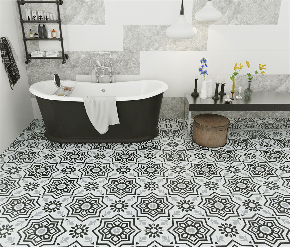 Modern Tiles For Balcony And Durable 200x200mm Floor Ceramic Rustic Tiles W.A 6% For Kitchen