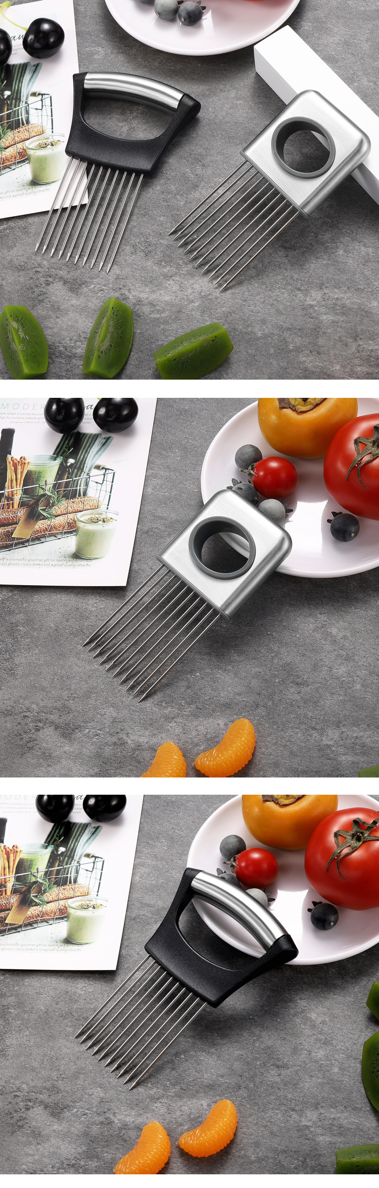 Multifunctional Stainless Steel Kitchen Gadget Vegetable Choppers for Effortless Food Prep