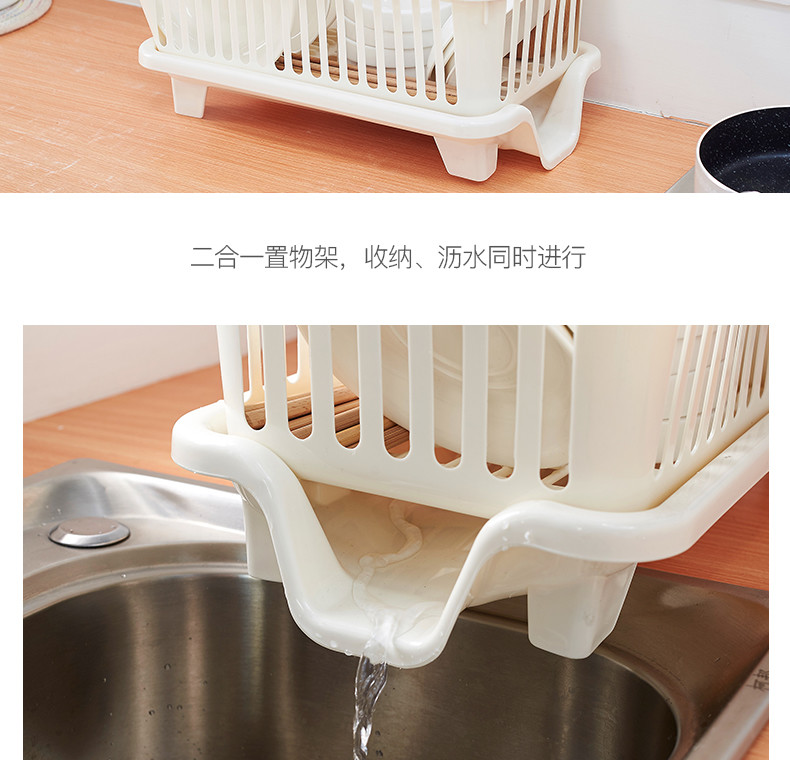 Cupboard Dish Kitchen Storage Racks Plastic Basket Organizer Holders