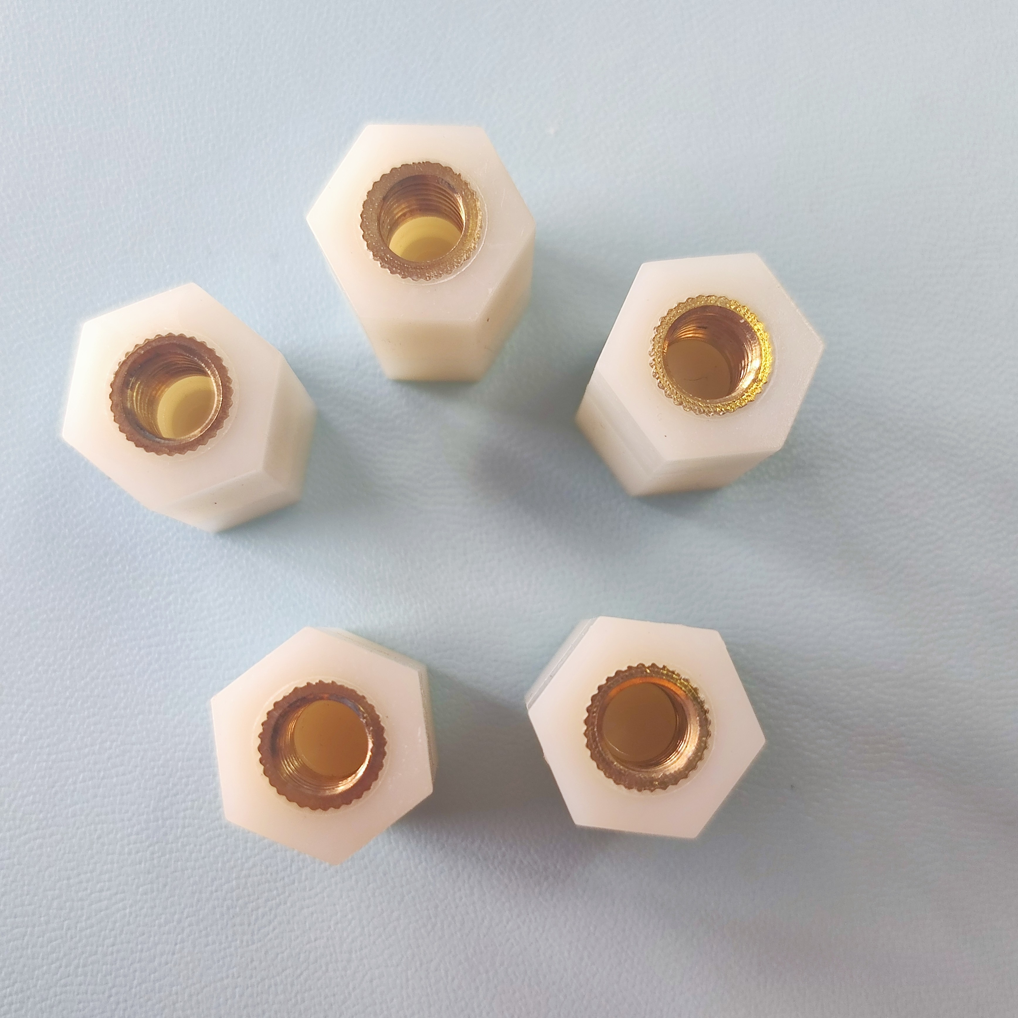 Original Color Hex Standoff Spacer Nylon Pillar M2 M2.5 M3 M6 PA66 Brass
