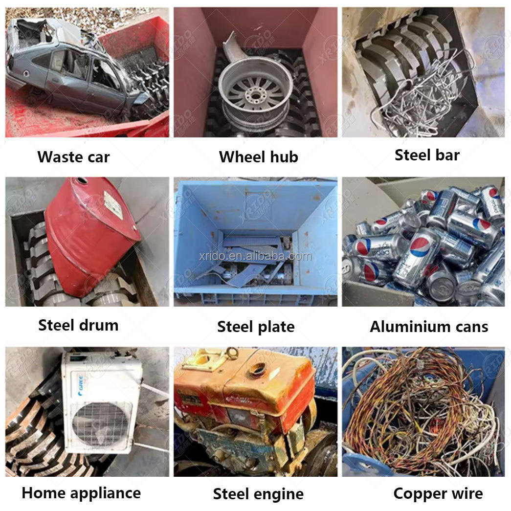 Customized Heavy Metal Shredder Machine 22000Kg/H Aluminium Recycling Machine