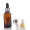 Buy cheap Brown Essential Oil Glass Dropper Bottles Block Light 30ml Amber Bottles With from wholesalers