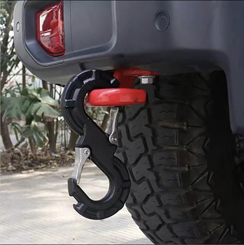 Offroad Rescue Tow Hook S-Shaped Winch Quick Locking Hook for Harsh Environments
