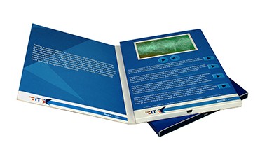 7 Inch Monitor Lcd Video Mailer , Video Brochure Card 1024 X 600 Resolution