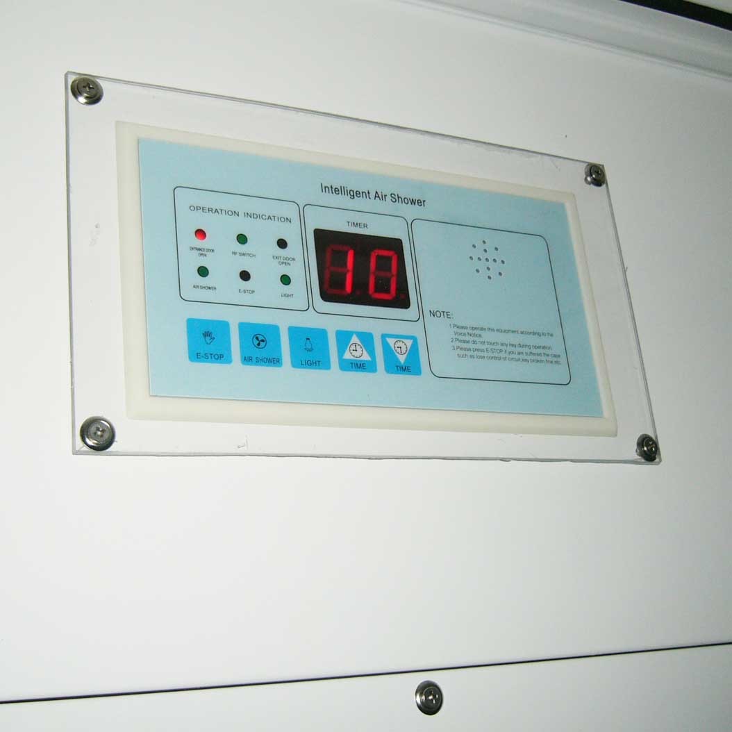 D1200mm Cleanroom Air Shower , Air Jet Shower For Mircroelectronics Lab