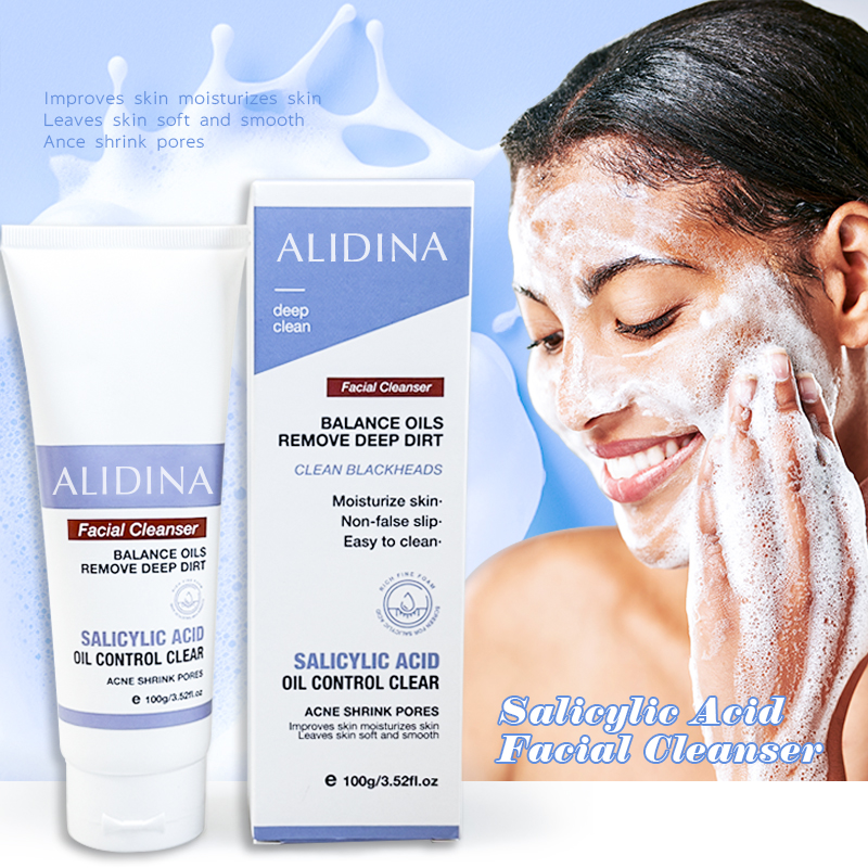 Wholesale Salicylic Acid Deep Cleaning Organic Skincare Cleanser Hydrating Cleansing Face Wash Soothing All Skin
