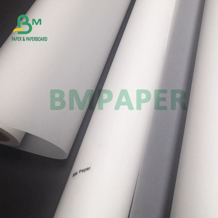 80gsm Translucent White Tracing Paper Roll For Sketch Painting 20'' x 50yards