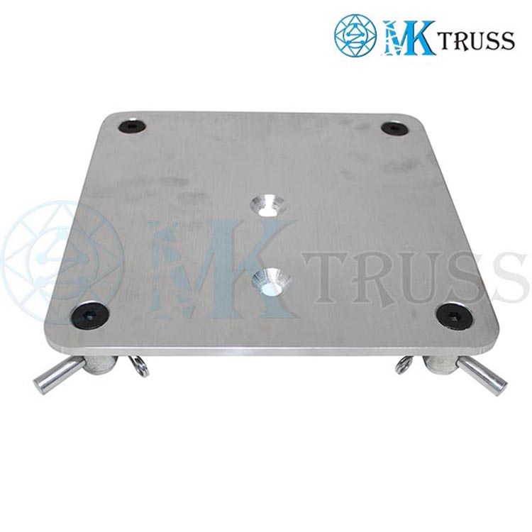 Aluminium Spigot Ladder Truss Base Plate 300*300*8mm Hardness 12-15 degree