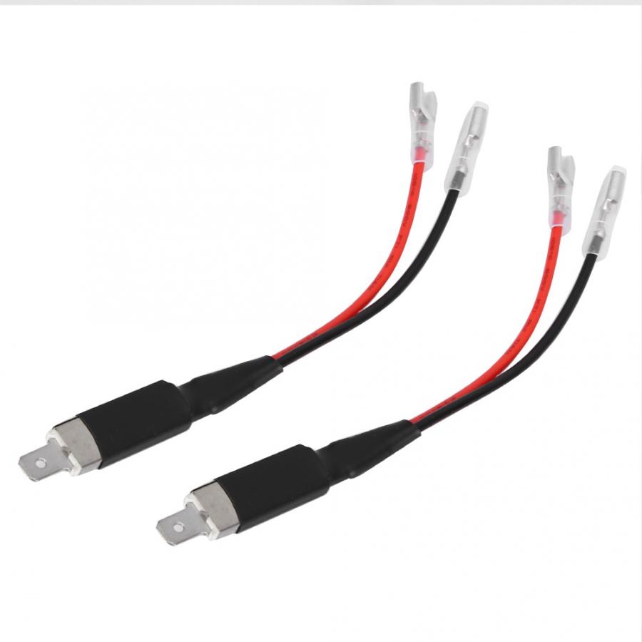 Single Wire H1 LED Bulb Connector 12v ABS Electric Wire Harness For LED Headlights