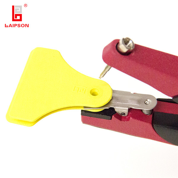 Farm Animal Use Yellow Electronic Sheep Tags , Sheep Identification Tags