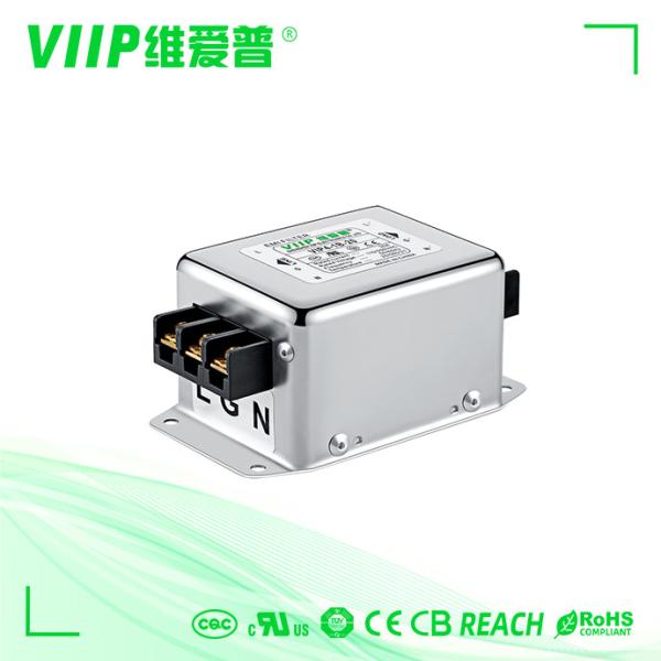 Buy cheap VIIP OEM ODM AC Power Line EMI Filter 1760VDC 30-100dB product