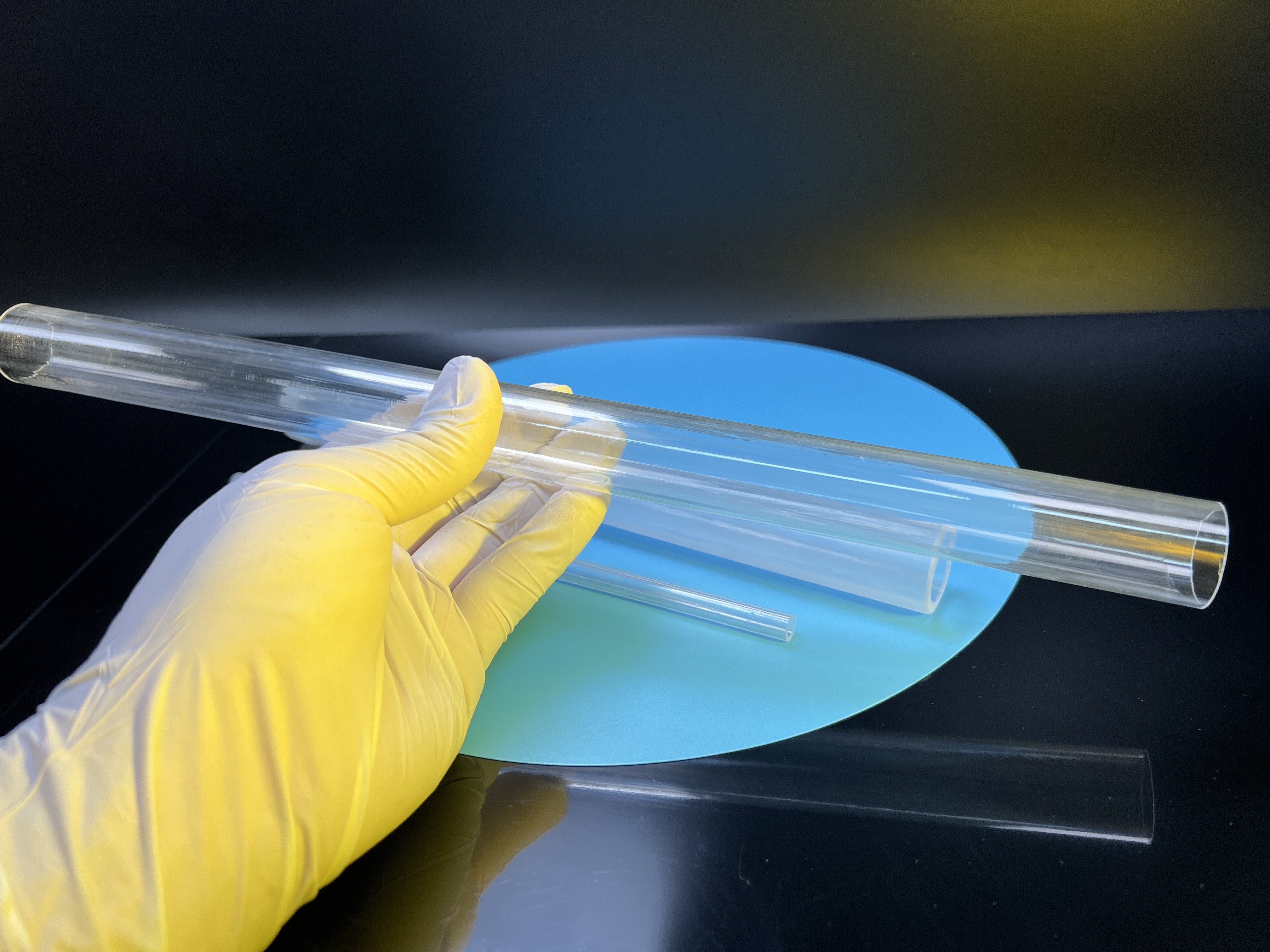 EFG Method Transparent Sapphire Glass Pipe Thermocouple Protection Tubes