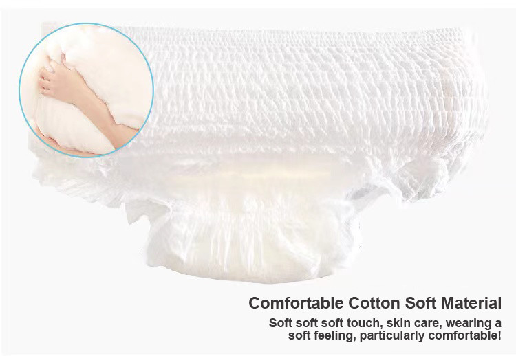 Home Care Breathable Disposable Adult Nappy Pants Are Shaped Leakproof
