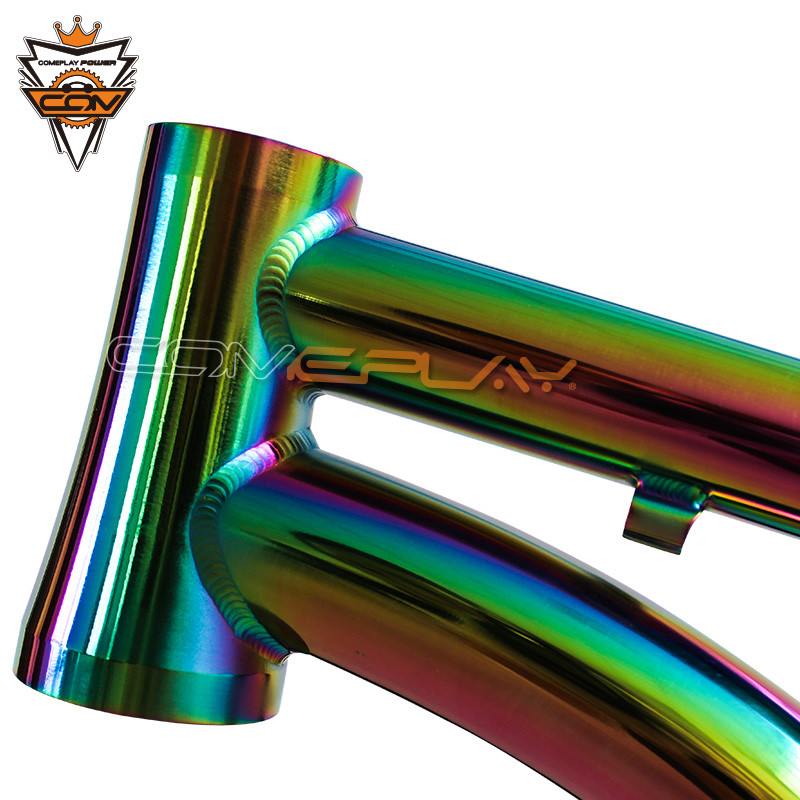Rainbow Titanium MTB Frame PVD Anoxide Electric Plating 27.5 Mountain Bike Frame