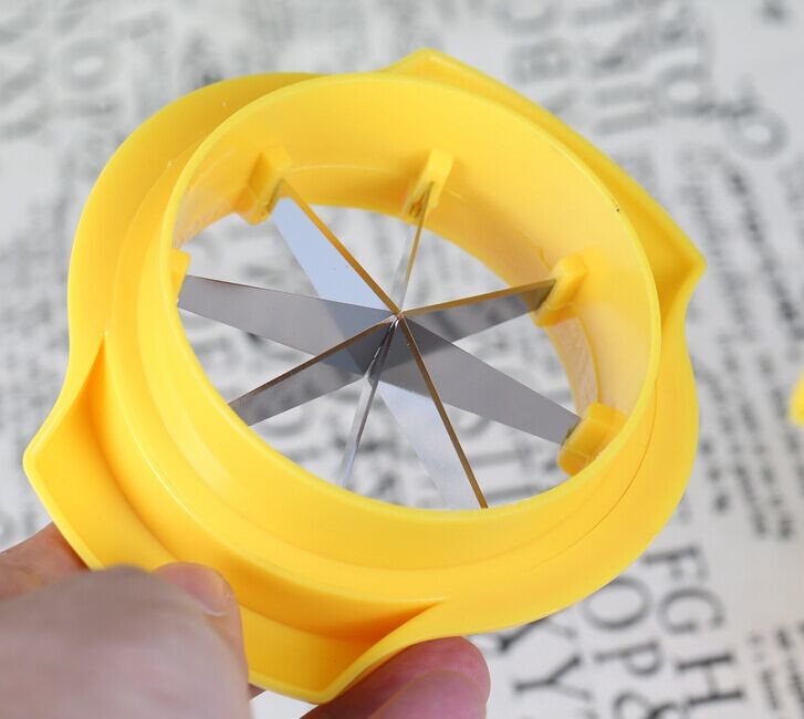 Plastic Metal Lemon Cutter Custom Color , 3.5 Inch Lime Wedge Cutter For Home