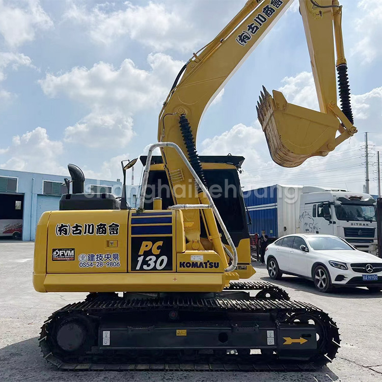 Second Hand PC130 Excavator From Japan Original Color Komatsu 130 Hydraulic Excavator