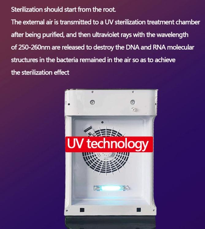 Homefish H12 H13 Hepa Filter Humidifying Air Purifier 330M3/H