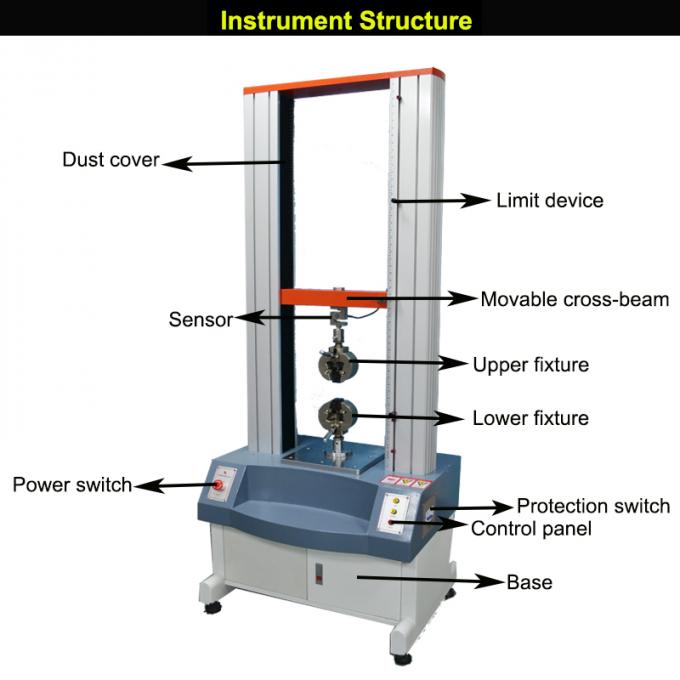 PP PET Computerized Universal Tensile Testing Machine 5KN 10KN 0