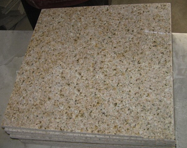 G682 granite Kitchen Countertops , Cut To Size Rusty Yellow granite Countertops
