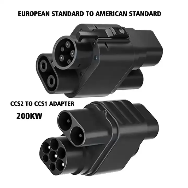 CCS2 To CCS1 DC Adapter AC 50A To DC 250A Fast Charging Adapter For EV Cars DC Fast Charger