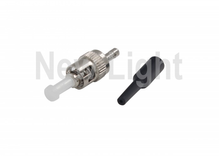 ST Multimode Fiber Connectors , 0.9mm Fiber Optic ST Connector For Local Area Networks