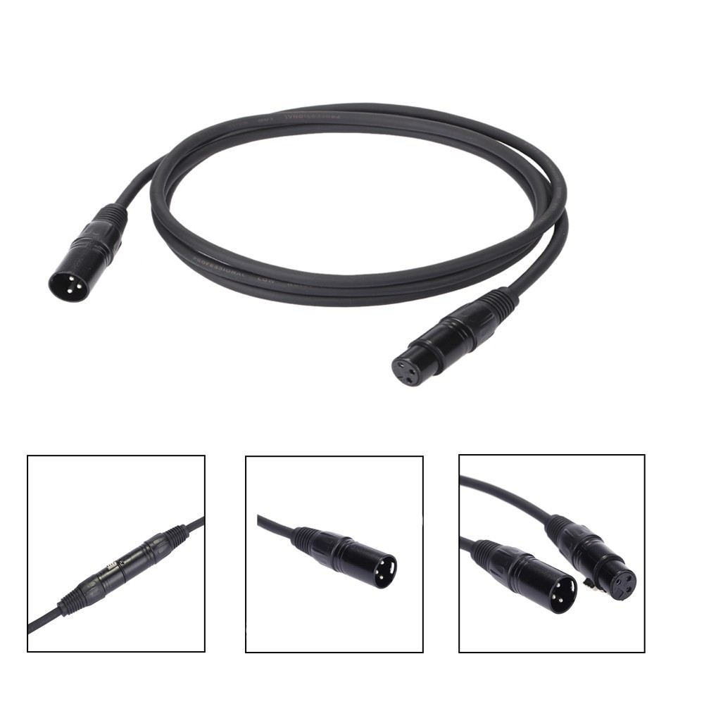 5M 10M 5Pin or 3Pin XLR Male to Female Signal Control DMX Cable