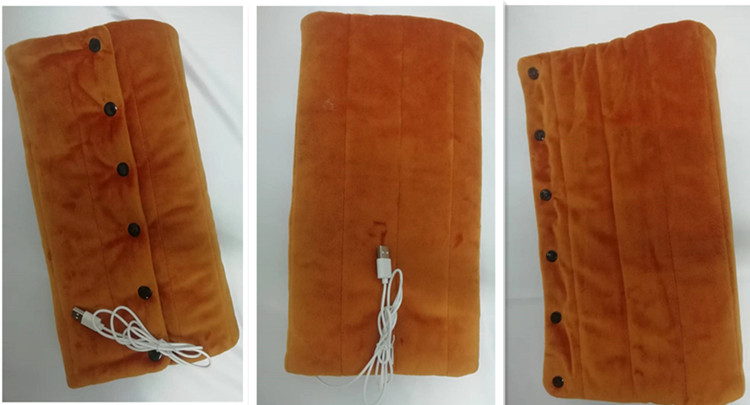 Polyester / Cotton Heated Office Chair Pad Removable and Washable
