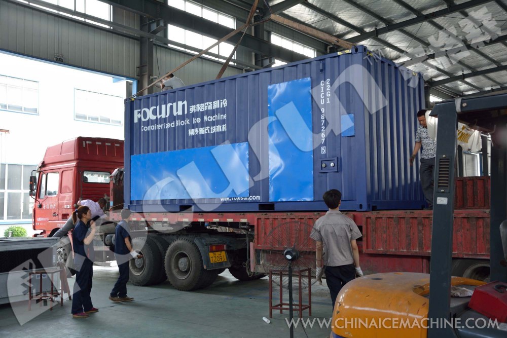 120.3KW Power 380V Voltage 15 Ton Direct Block Ice Machine for Big Ice Production Needs
