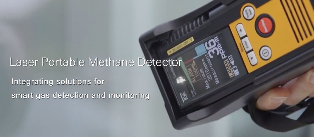 IP54 Mini Handheld Laser Methane Detector 32A GPS ATEX Location Tracking Bluetooth