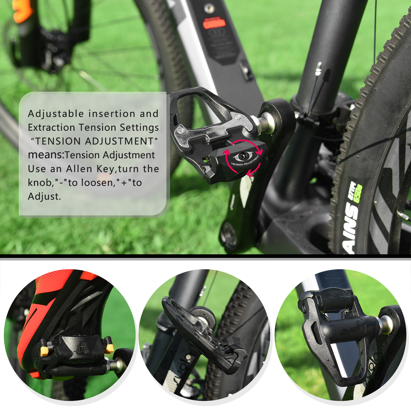 SPD Pedal For SHIMANO SPD SL System Pedals Clipless Lock Pedal
