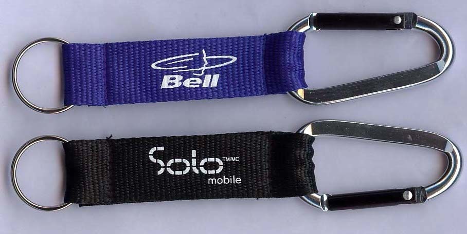 Sports Custom Carabiner Keychain , Security Carabiner With Strap
