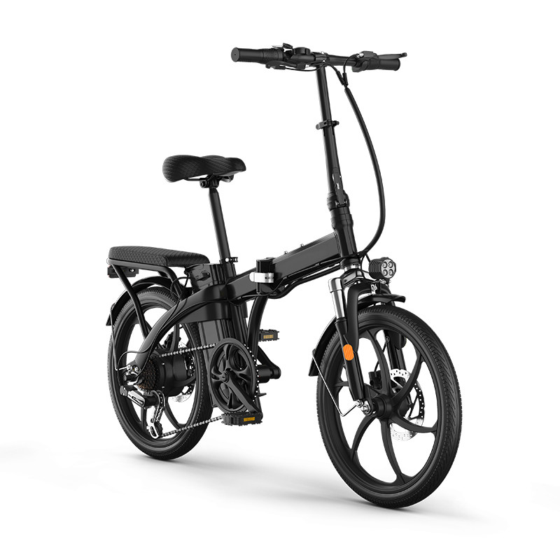 Off Road Mens Folding Electric Bike For Tall Man 48v 350w 10Ah Rear Seat Post Battery
