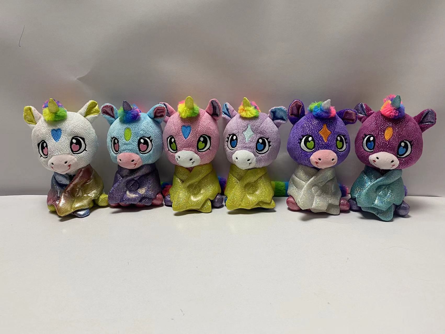 Rainbow Unicorn Assorted Series Stuffed Soft Plush Animal Toys 8inch