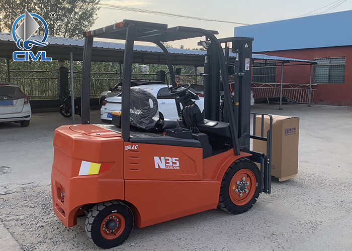 3.5 Ton Lithium Battery Forklift 3-3.8 Tons Electric Forklift Crane Counterweight Electric Forklifts