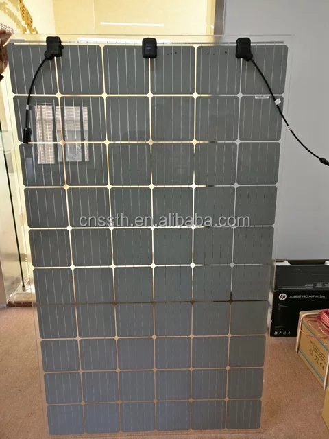 Customized Waterproof PET Solar Panel Thin Film Flexible Transparent Solar Panel 10W- 80W