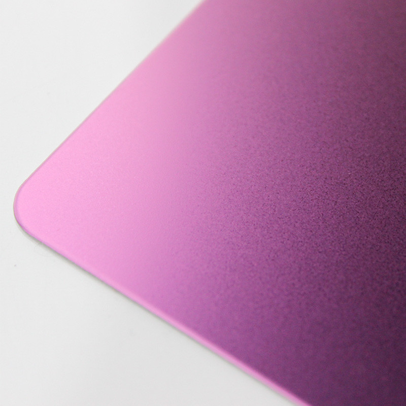 SS 304 316 Sandblasting Metal Sheet AFP Finish PVD Purple Bead Blasted stainless steel sheet