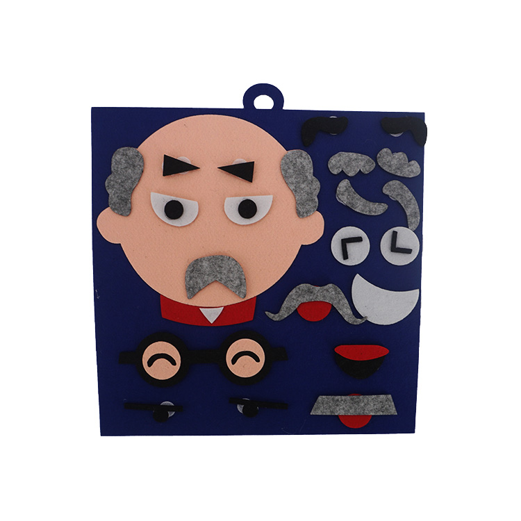 Ecofriendly 100 Handmade Foldable Multi Color Felt Child Kids Educational Board Toy