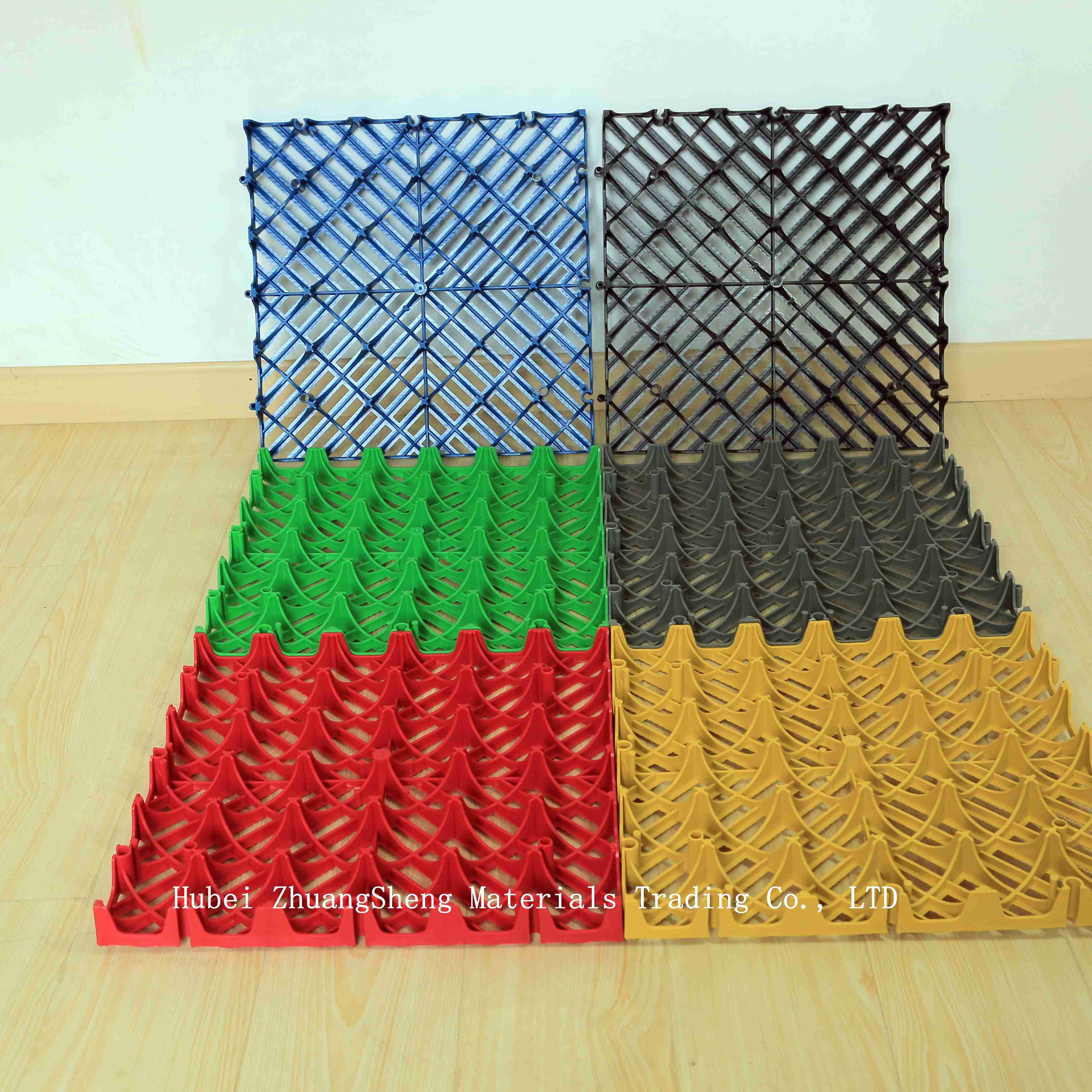 3.9mm Plastic Walkway Grating/ Plastic Permeable Floor / Outdoor Non Slip Plastic Flooring By Plastic Injection Molding