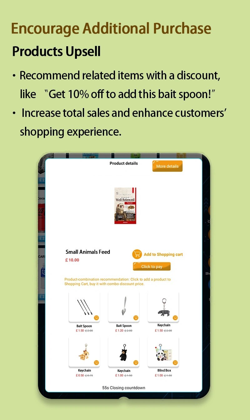 Automated Self-service Animal Feed Vending Machine with Touch Screen E-wallet for Zoo Parks
