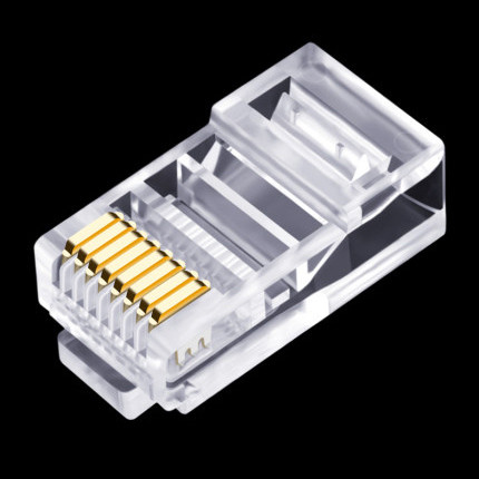 Practical Ethernet UTP Cable RJ45 Connector For Cat5e Cat6 Cat6a