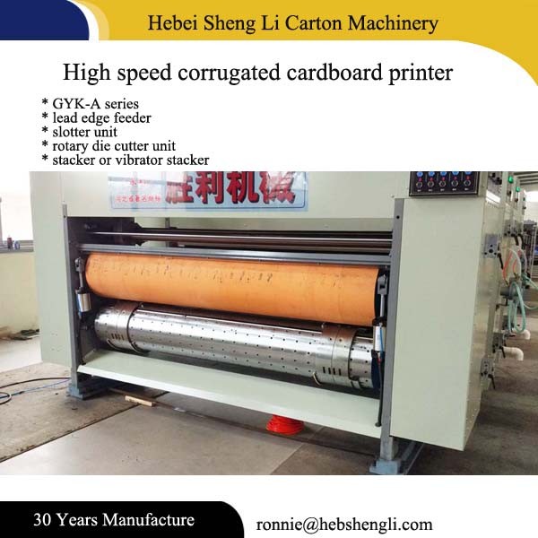 Auto Flexo Printing And Die Cutting Machine Adopt Gear Box Lead Edge Feeder