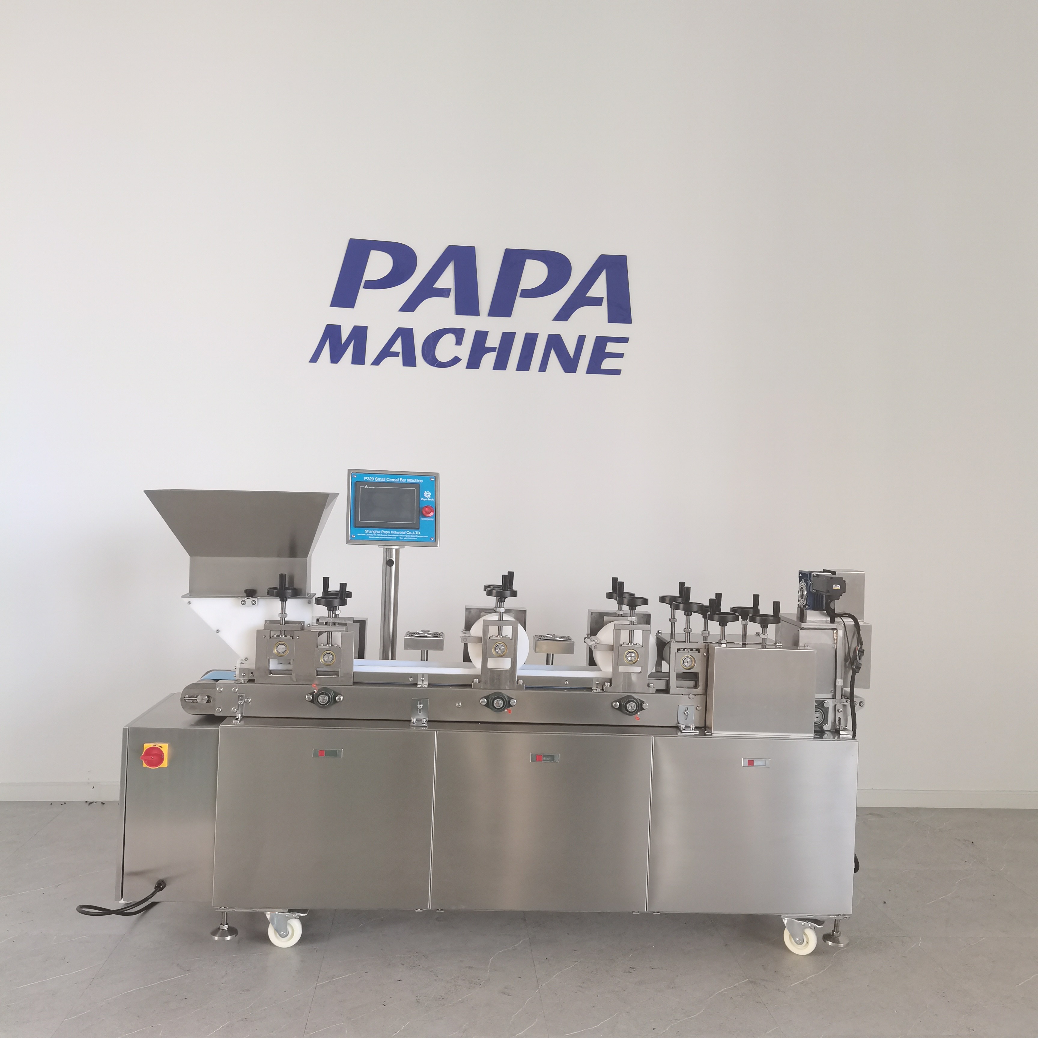Papa small Peanut Brittle Candy Energy Protein Nut Granola Sesame Bar Making Machine for sale