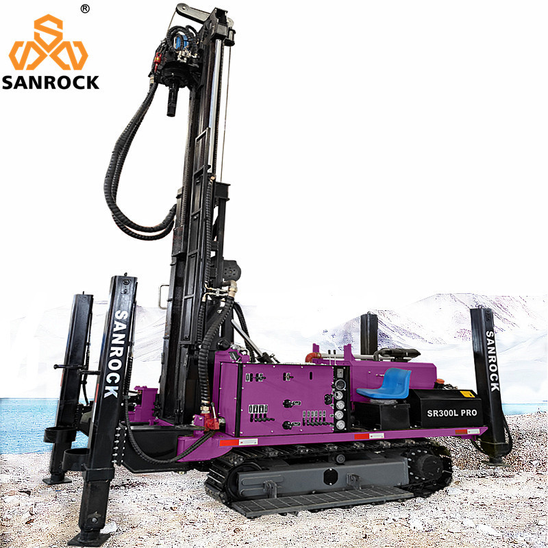 Portable Water Well Drilling Rigs Hydraulic Bore hole 260m Deep Well Drilling Equipment