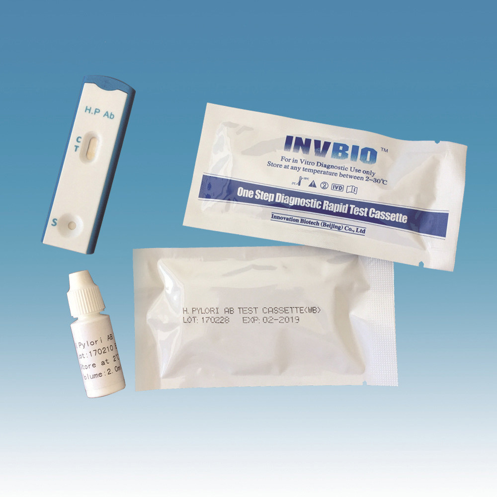 H. Pylori Antibody Blood Serum Plasma Infectious Disease Rapid Test Kits Cassette