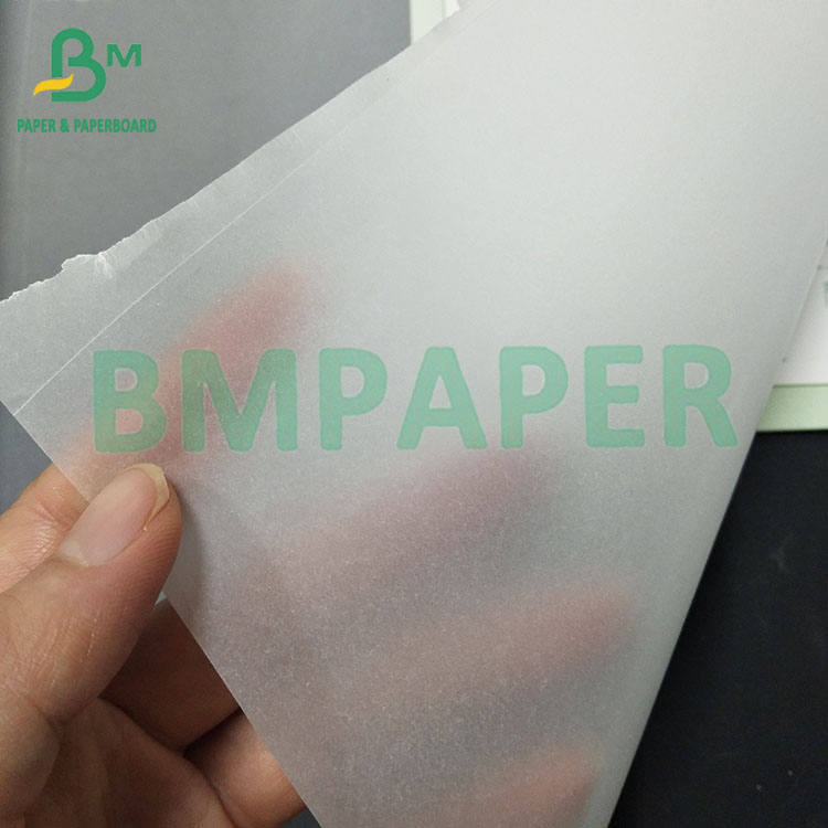 73gsm 610mm*50m White  Good Printing Tracing Paper Translucent Rolls Packing